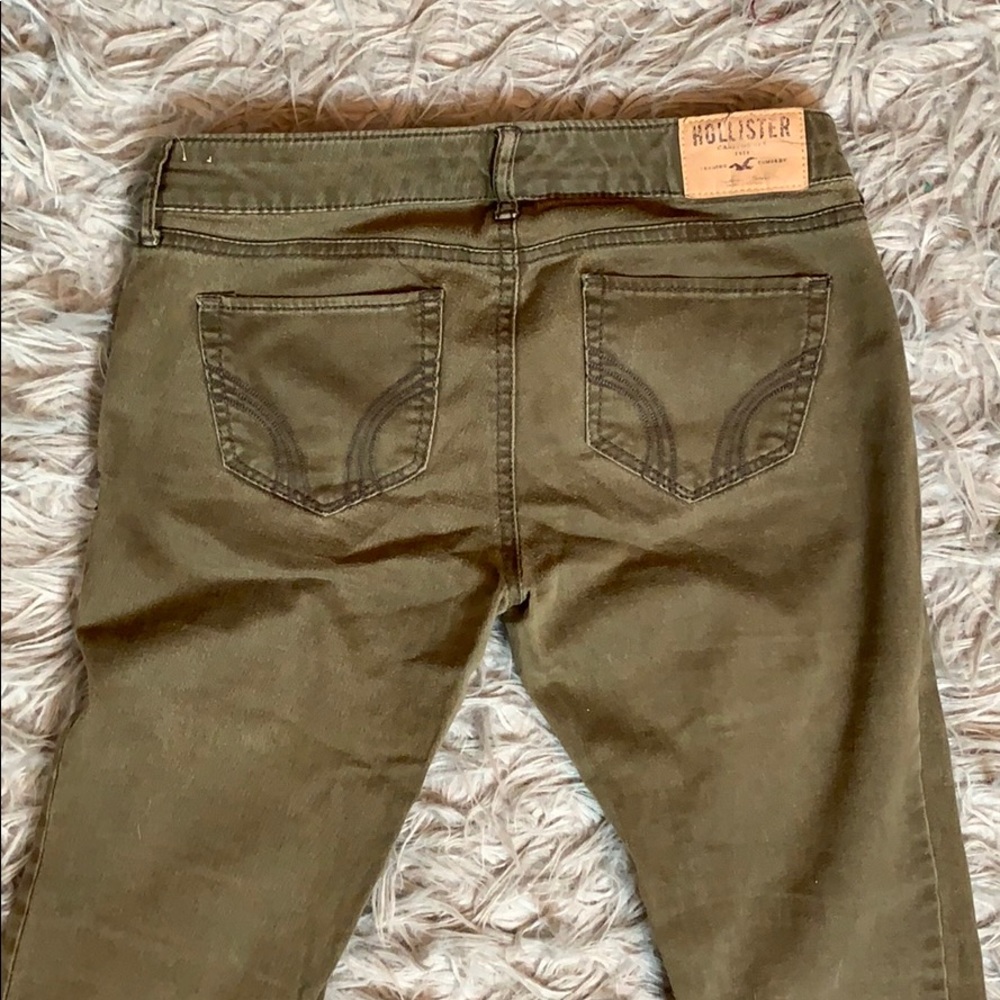Hollister olive green jeans Size:0